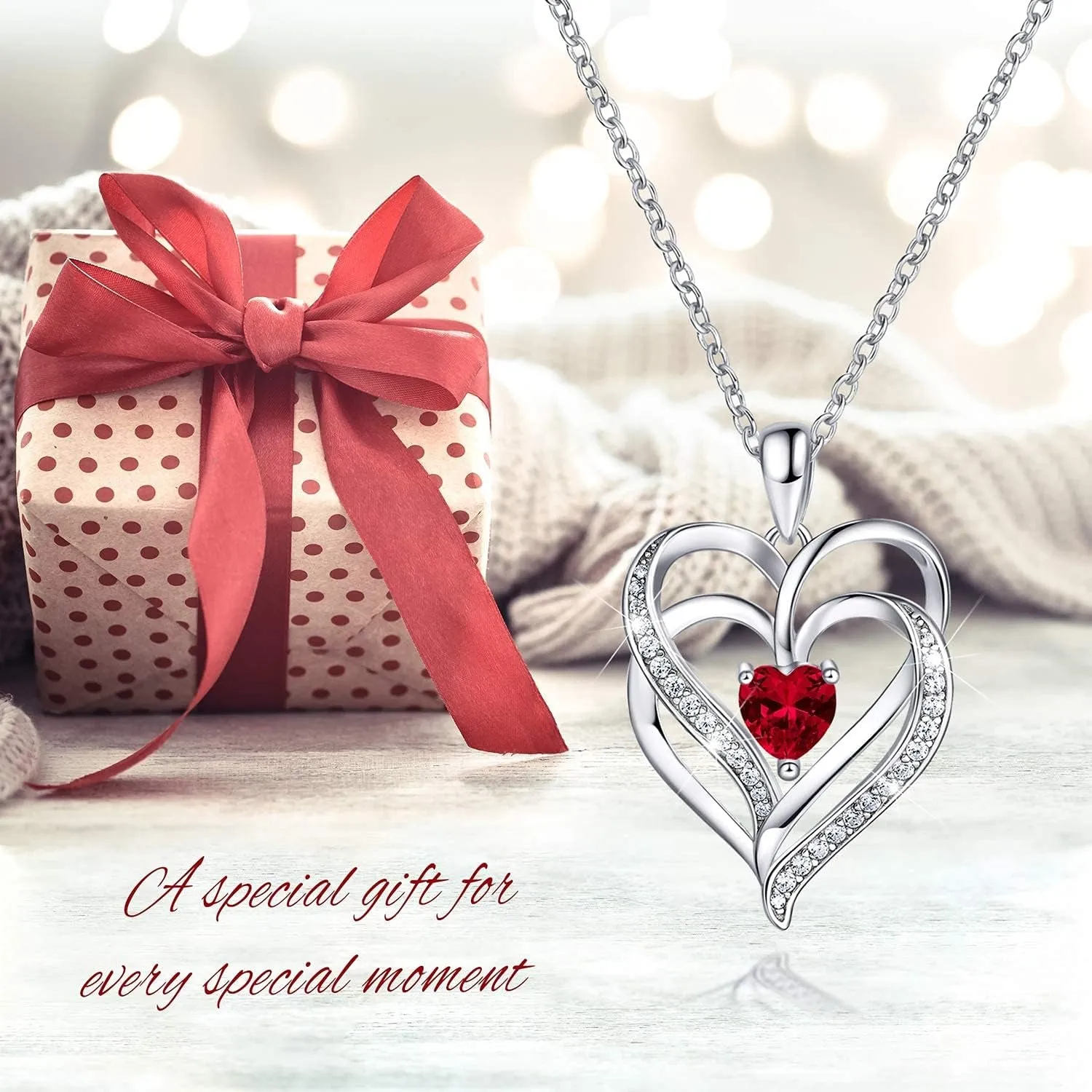 💖 Celebrate life's special moments with our Elegant Birthstone Necklaces! 🌟 Crafted from 925 Sterling Silver, these heartfelt pieces make perfect gifts for grads, anniversaries, and beloved family & friends! 🎁✨ #Jewelry #GiftIdeas