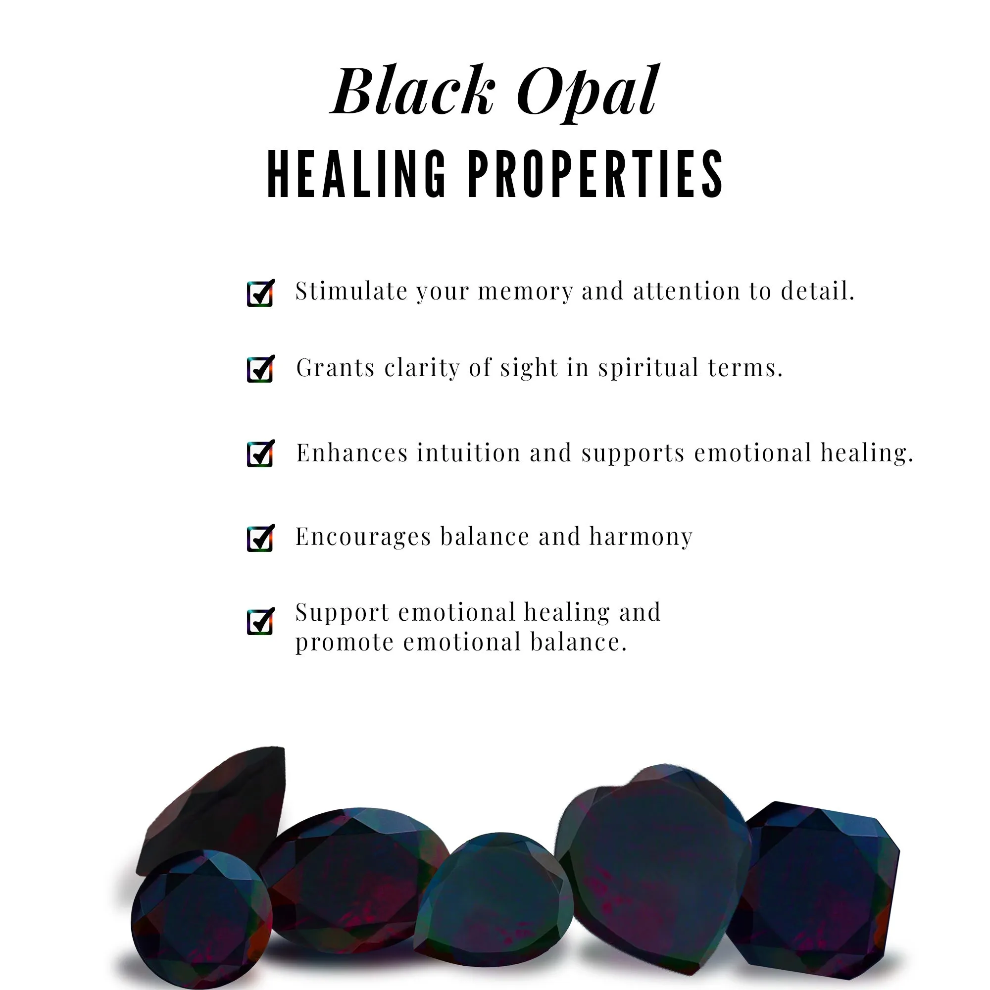 1 CT Simple Infinity Stud Earrings with Black Opal in Gold