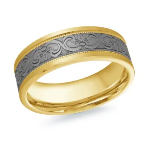14K Yellow Gold Ring from the Tantalum Collection by Malo - MRDTN-011-7Y