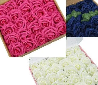25pcs. Real Touch Foam Roses RT-025