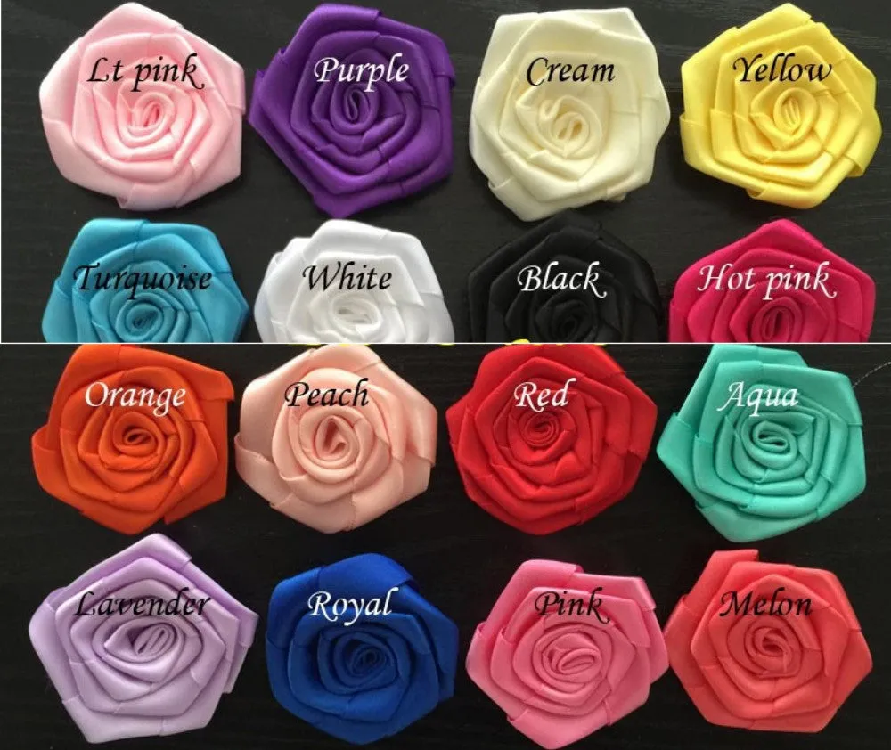 ABBEY~BCUST Satin Rose Brooch Bouquet or DIY KIT