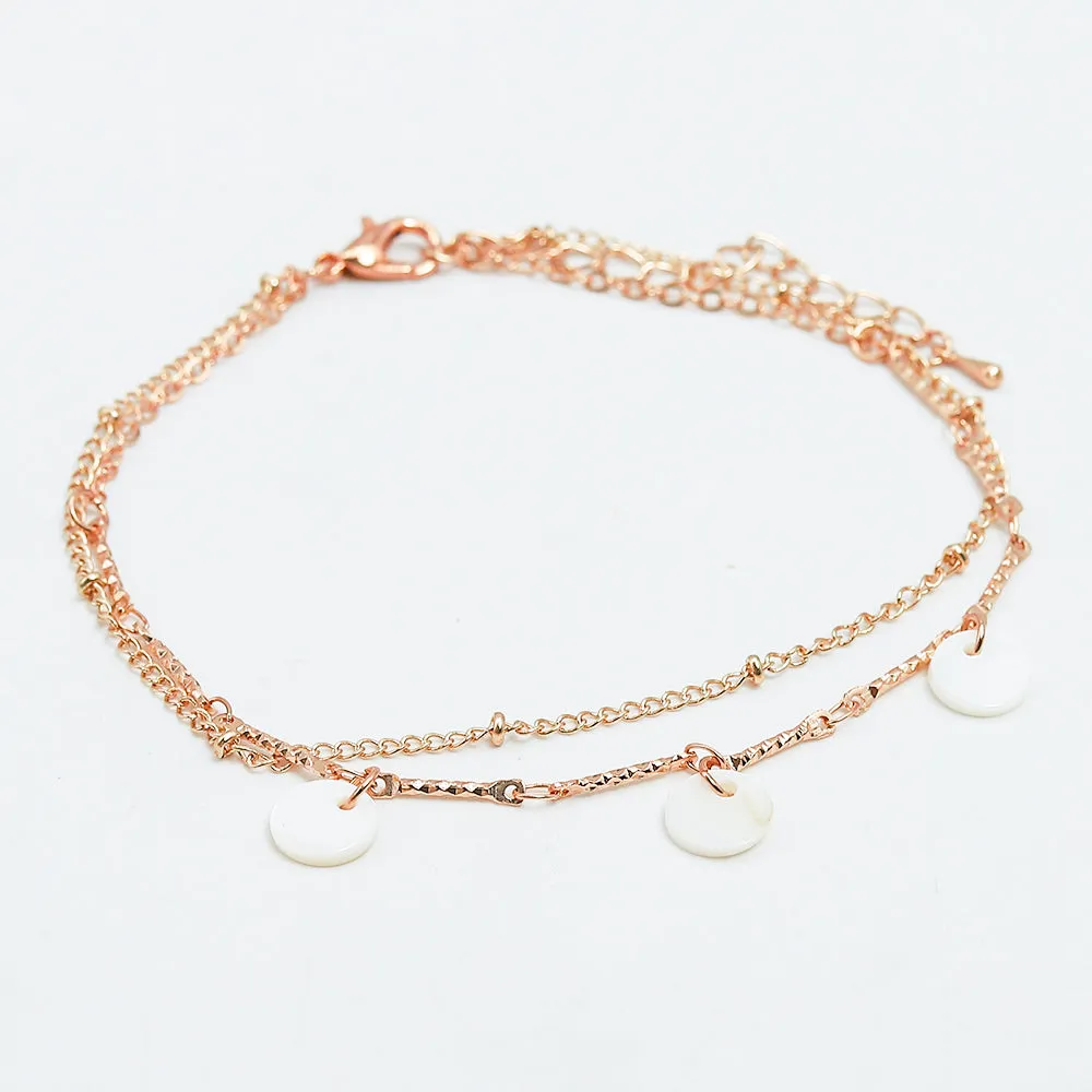 Anklet 2 Lines - Gold (10106)  - Fluffy