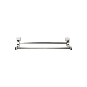 Aqua 18" Double Towel Bar - Brushed Satin Nickel