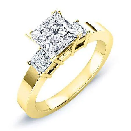 Bellflower - Princess Diamond Engagement Ring