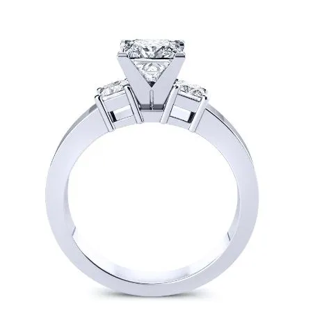 Bellflower - Princess Diamond Engagement Ring