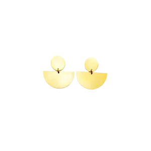 Brass Dangle Earrings No. 5