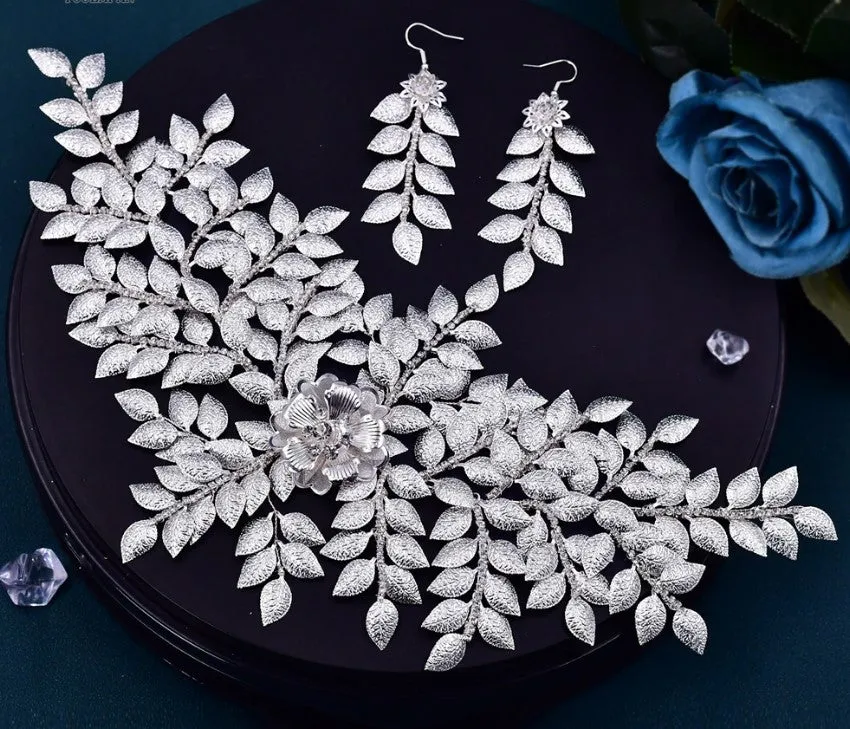 Bridal Hair Accessories l Rhinestone Wedding Forehead Headband  l Hair Comb l Hair Piece HP-23