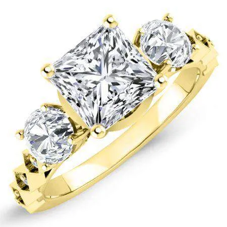 Calix - Princess Diamond Engagement Ring