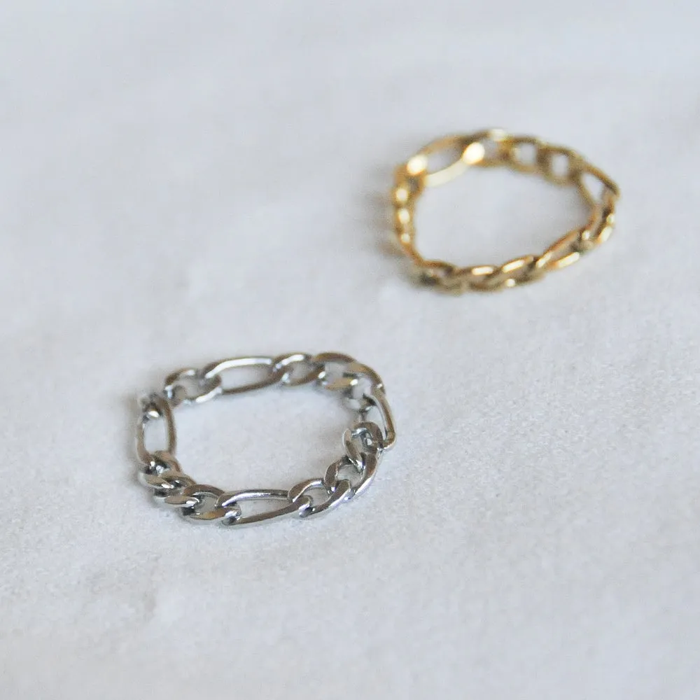Chunky Figaro Chain Rings