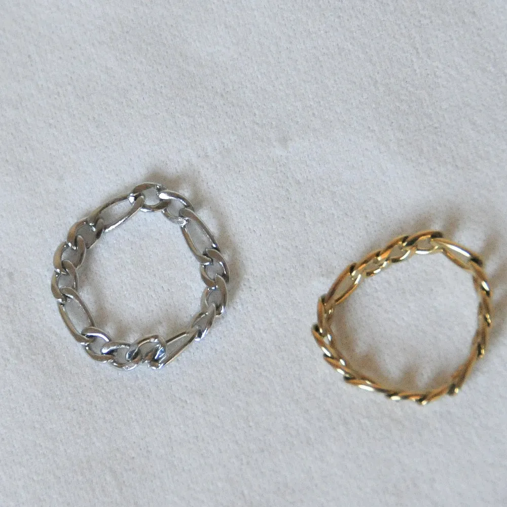 Chunky Figaro Chain Rings