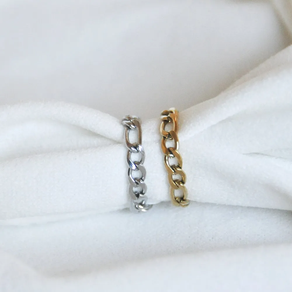 Chunky Figaro Chain Rings