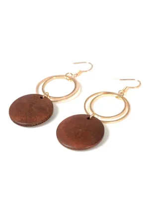 Circular Drop Earrings