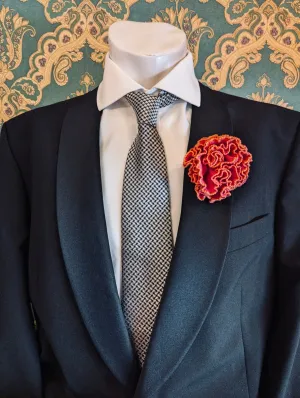 Corallo Flower Brooch for Men