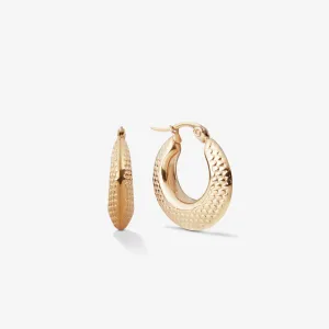 DOTTED HOOPS EARRINGS