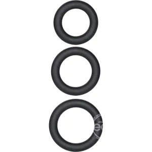 Dr. Joel Kaplan Silicone Support 3 Piece Penis Ring Set