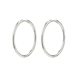 Eanna Hoop Earrings I Silver Plated