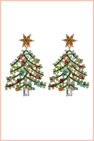 Elegant Christmas Earrings