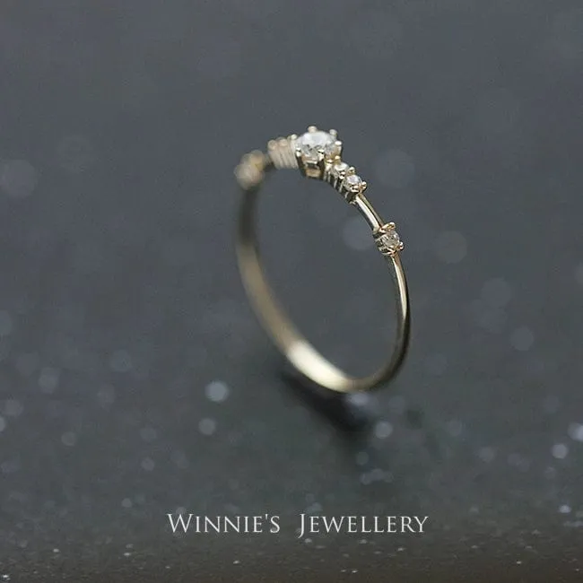Elegant Mini Diamond Ring