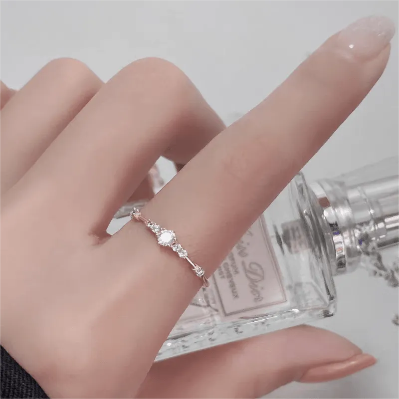 Elegant Mini Diamond Ring