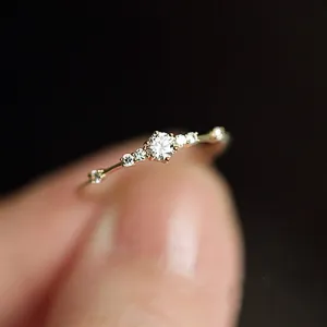 Elegant Mini Diamond Ring