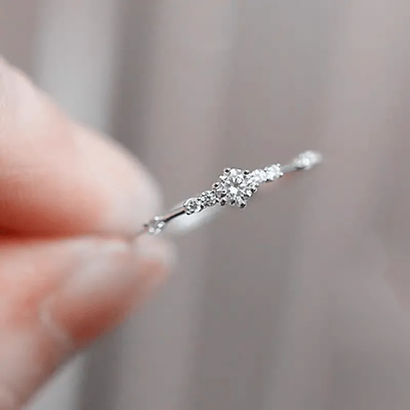 Elegant Mini Diamond Ring