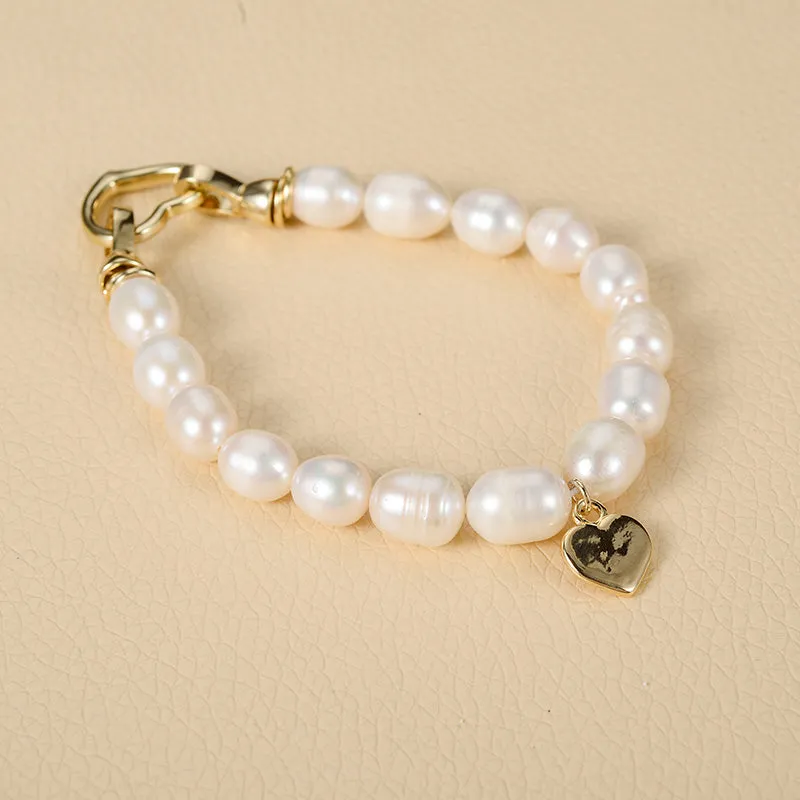 European And American Vintage Classic Metal Pearl Bracelet
