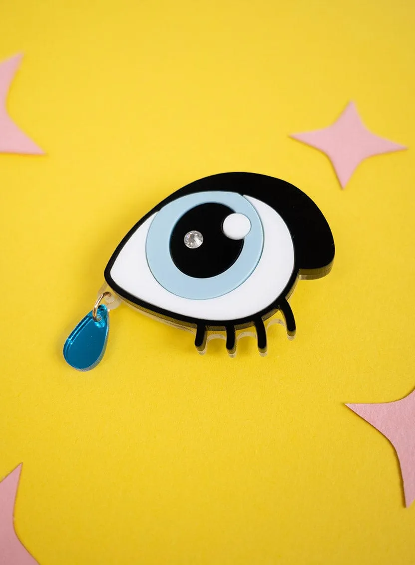 EYE SAD Brooch