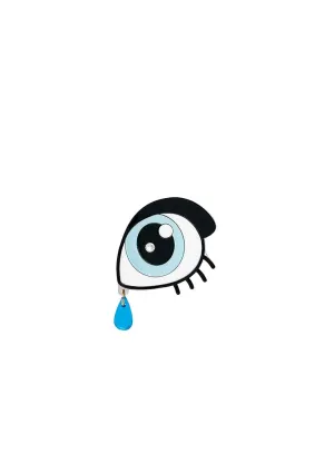 EYE SAD Brooch