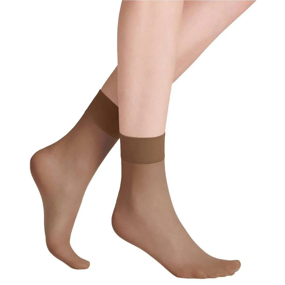 Falke Pure Matt 20 Denier Anklets - Sun Beige