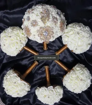 FERN ~ Customize Your Package Real Touch Roses Bouquet