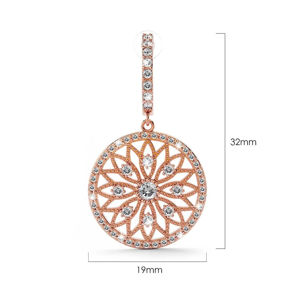 Flower of Life Intricate Dangle Earrings