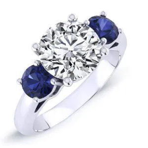 Fuschia - Round Diamond Engagement Ring