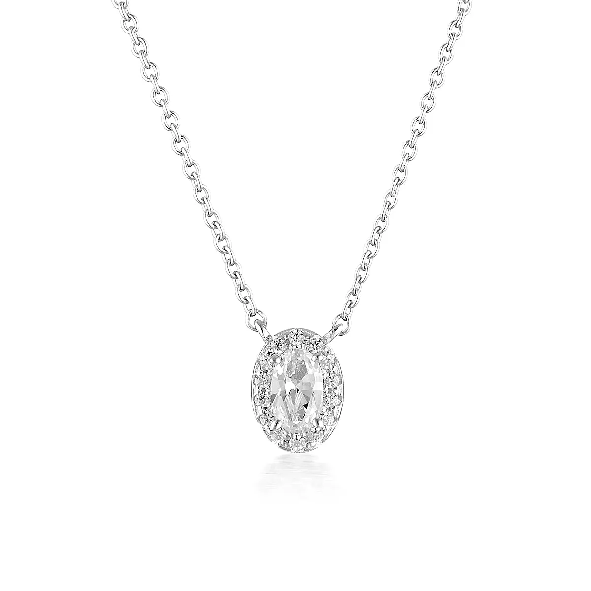 GEORGINI AURORA GLOW PENDANT SILVER