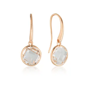 Georgini Lucent Rose Gold Large Earrings