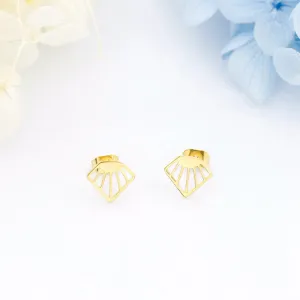 Gold Color Women Simple Jewelry Origami Geometry