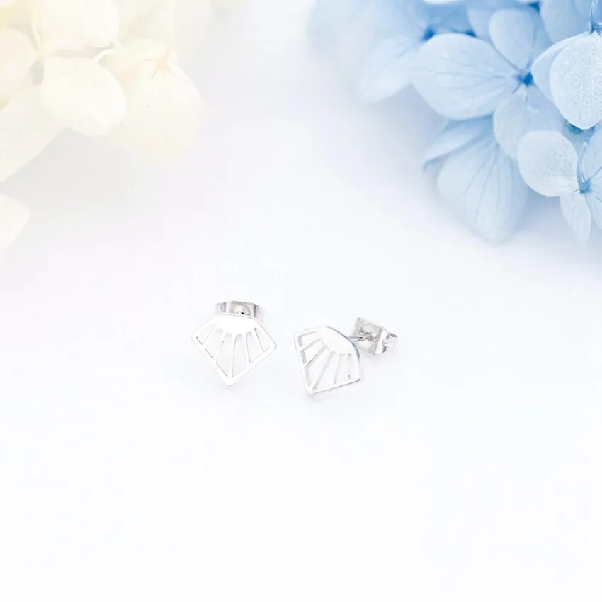 Gold Color Women Simple Jewelry Origami Geometry