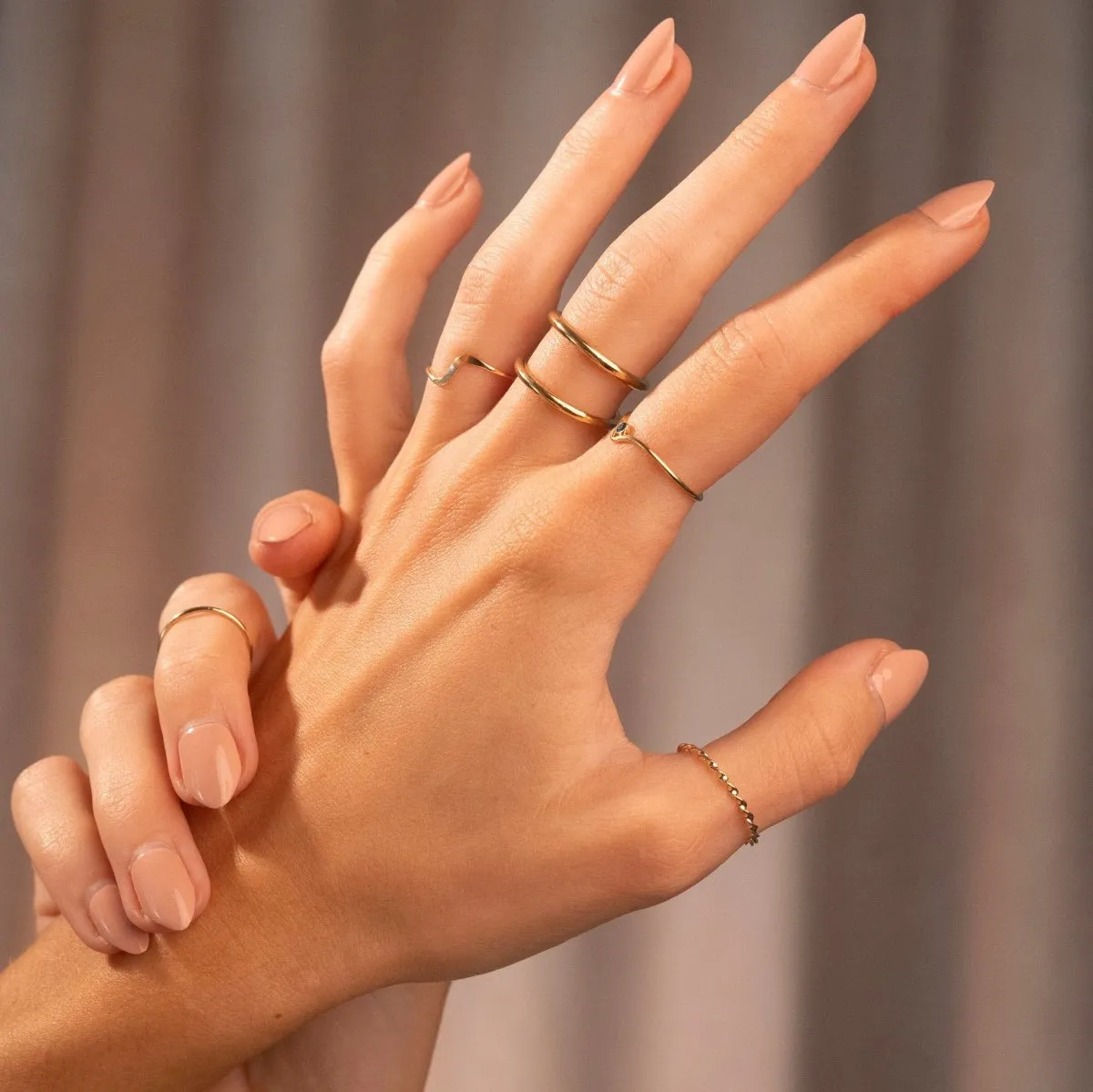 Gold Filled Flat Wave Ring