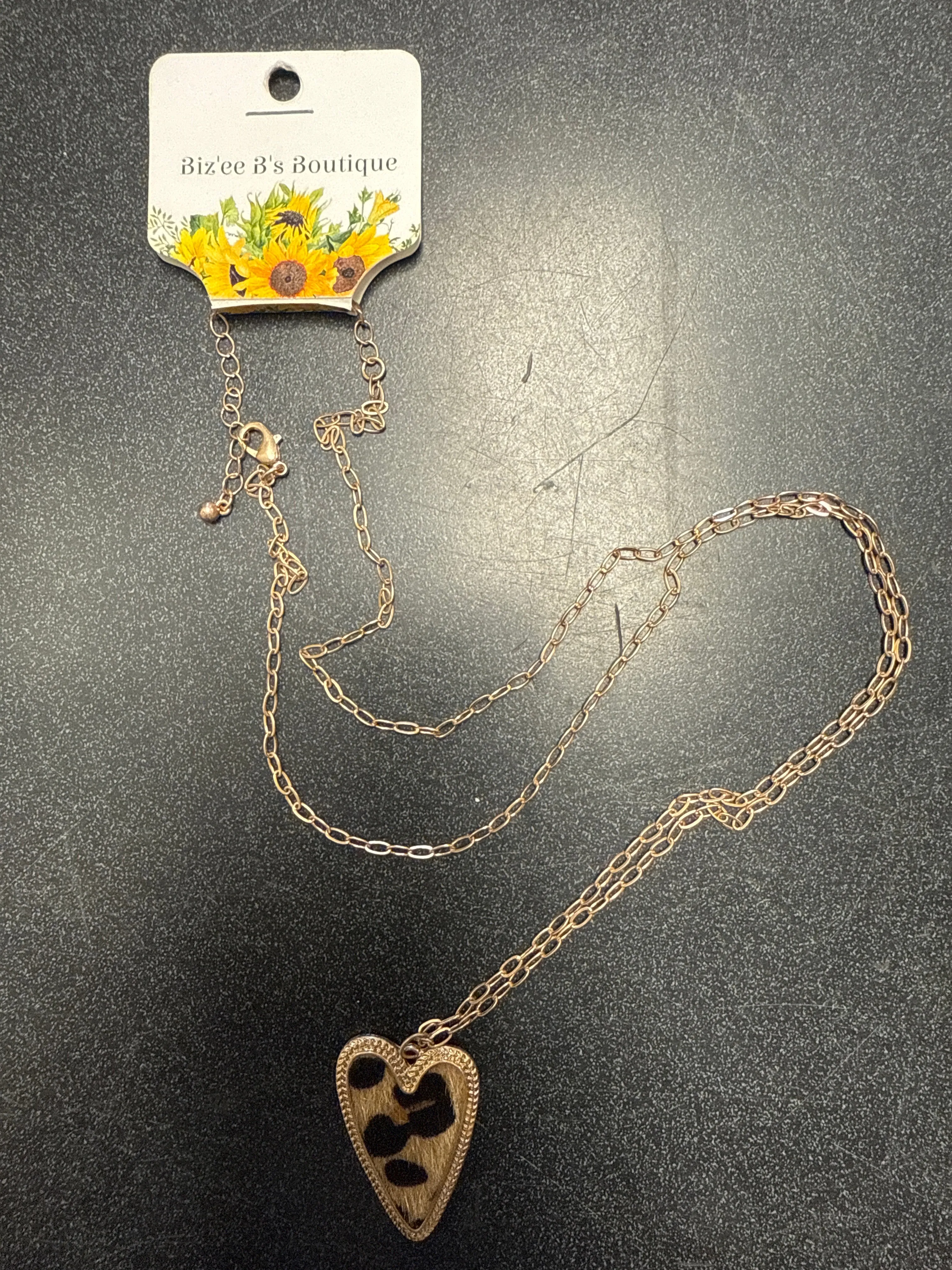Gold Plated With Genuine Leather Necklace