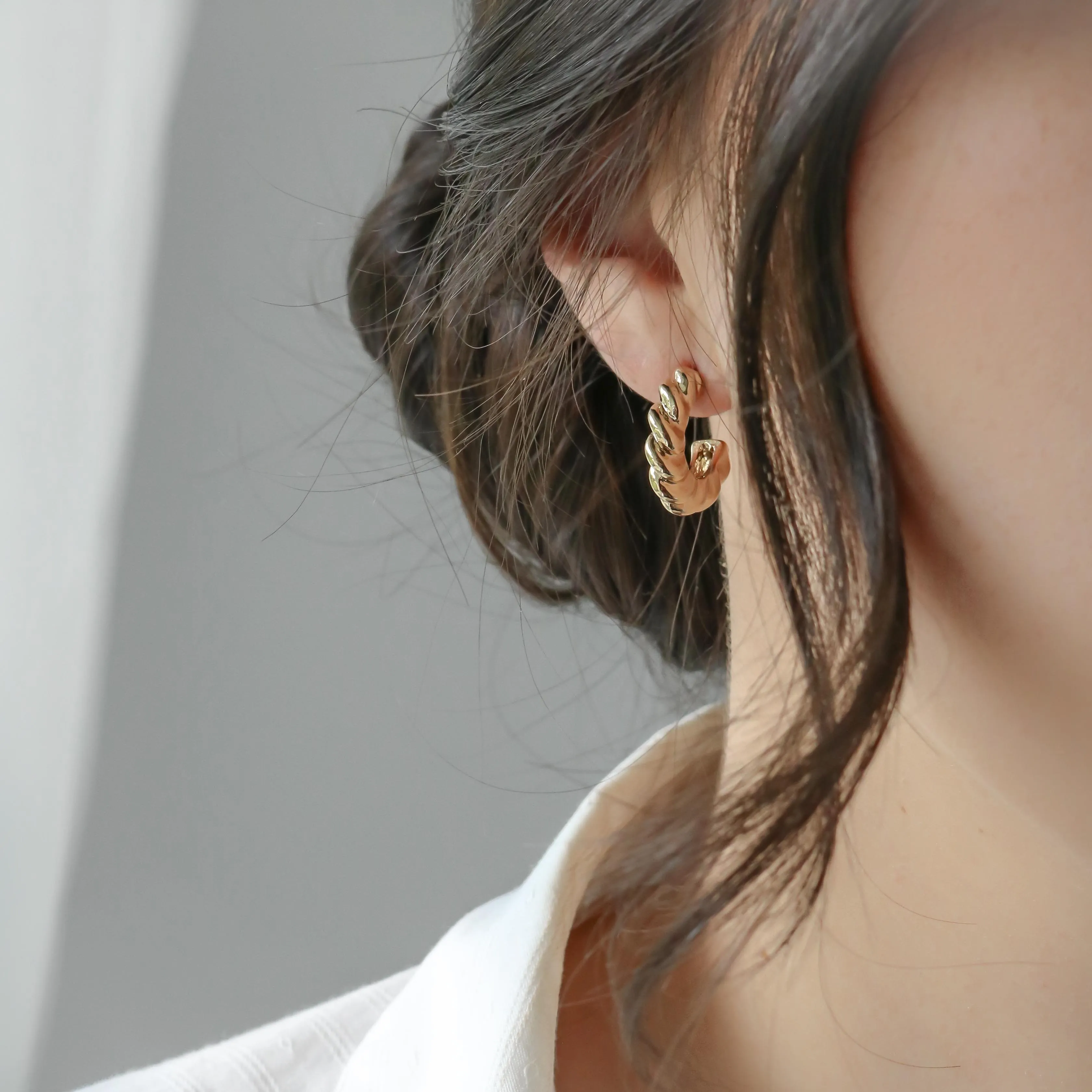 Hayden Hoop Earrings