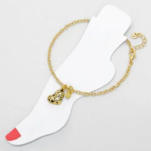 iLLASPARKZ "Love Hope Faith" Charm Anklet