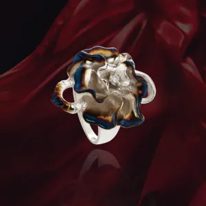 Large Ember Rose Ring