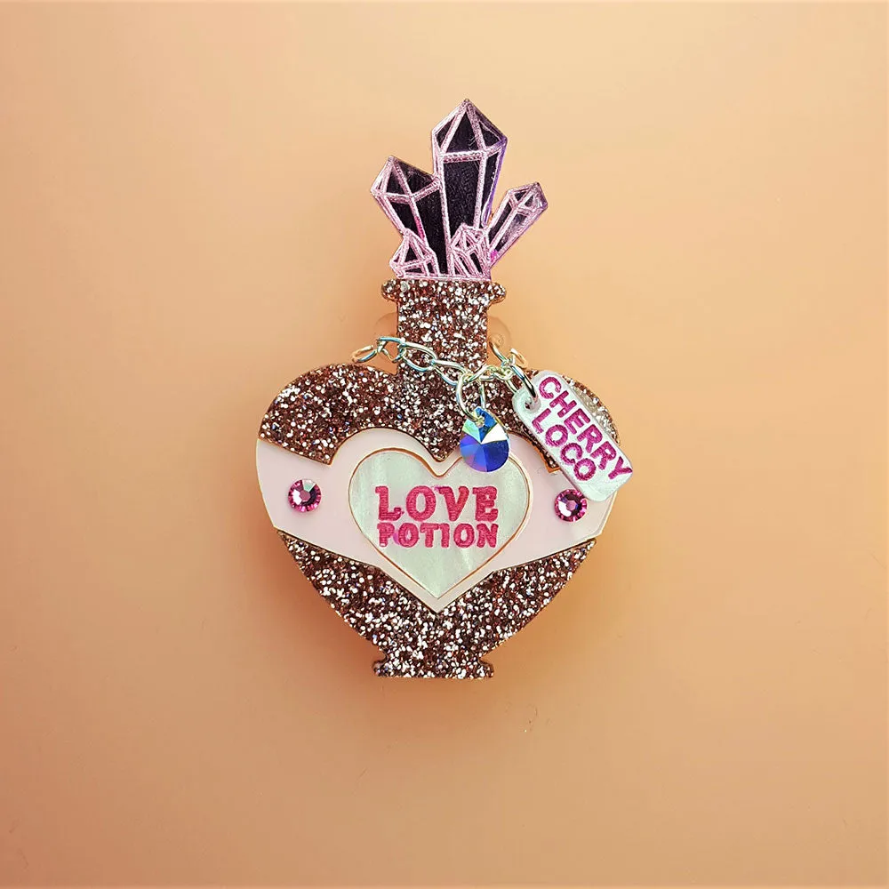 Love Potion Brooch by Cherryloco