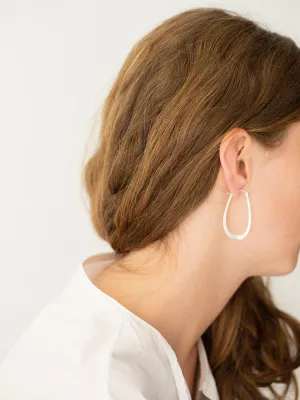 Maheni Hoops - Silver