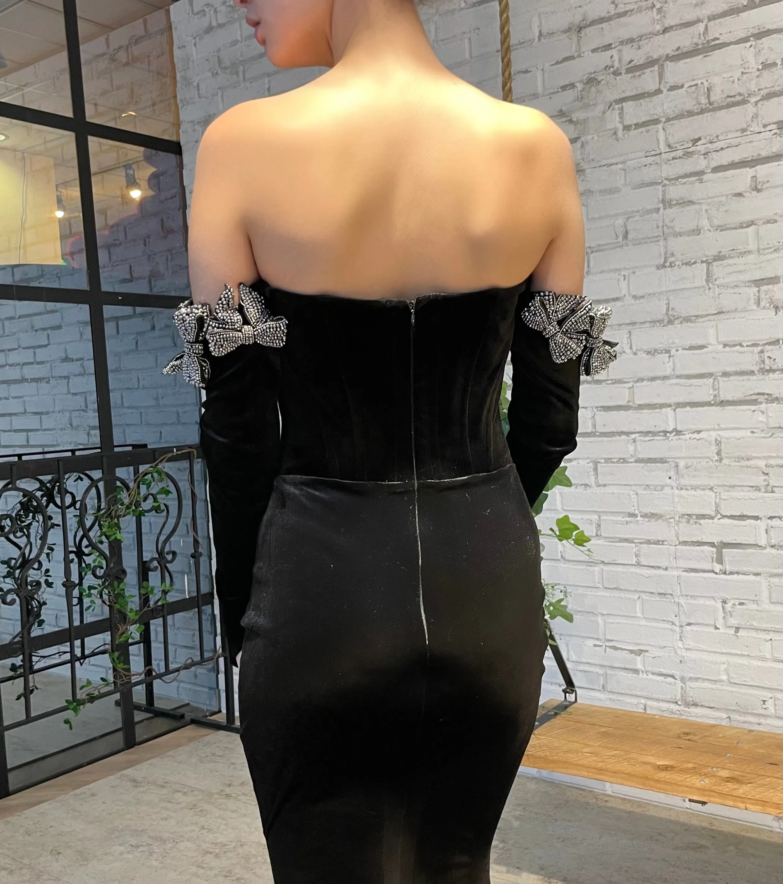 Midnight Bow Gown