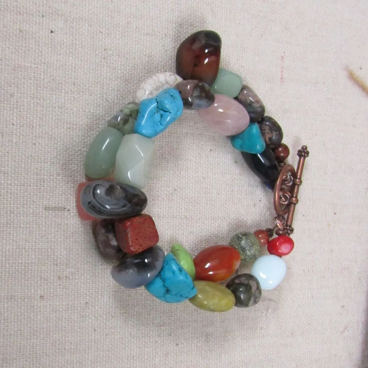Multi-strand Gemstone Bracelet