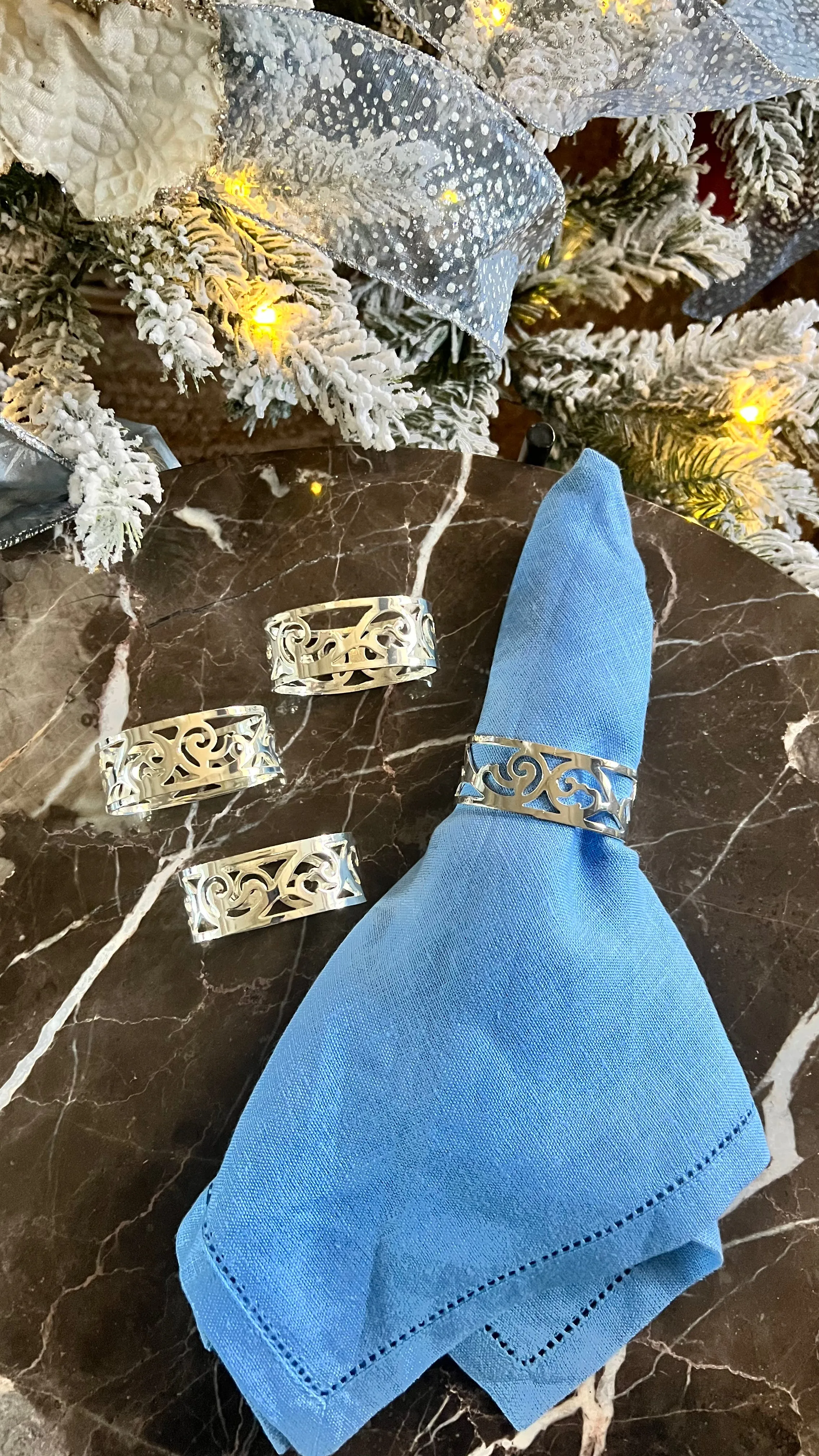 Napkin rings set of 4 VITA