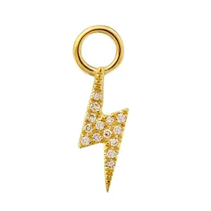Pair of Lightning Bold Earring Charms