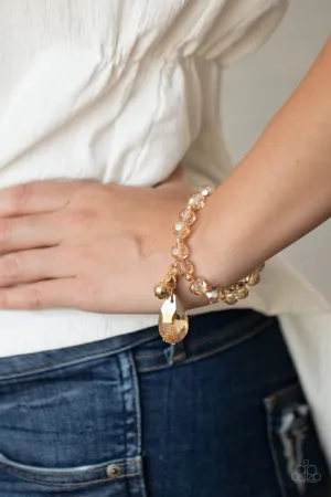 Paparazzi Bracelet ~ Leaving So SWOON? - Gold