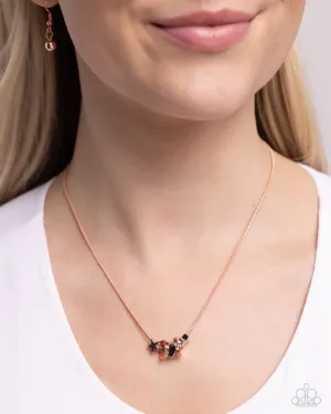 Paparazzi Necklace ~ Low-Key Layers - Copper