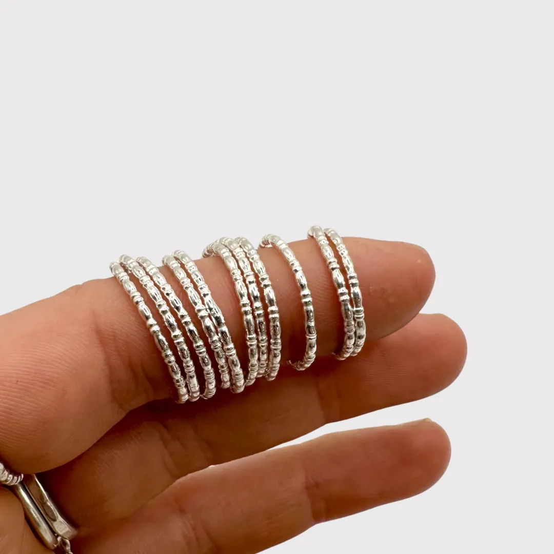 Patterned Stacking Ring